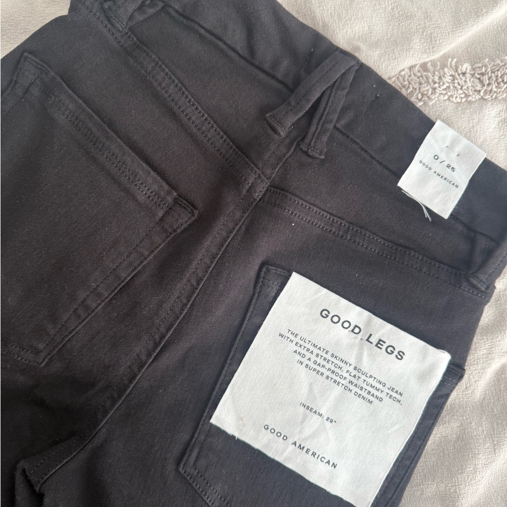 BRAND NEW WITH TAGS Good American Black Jeans